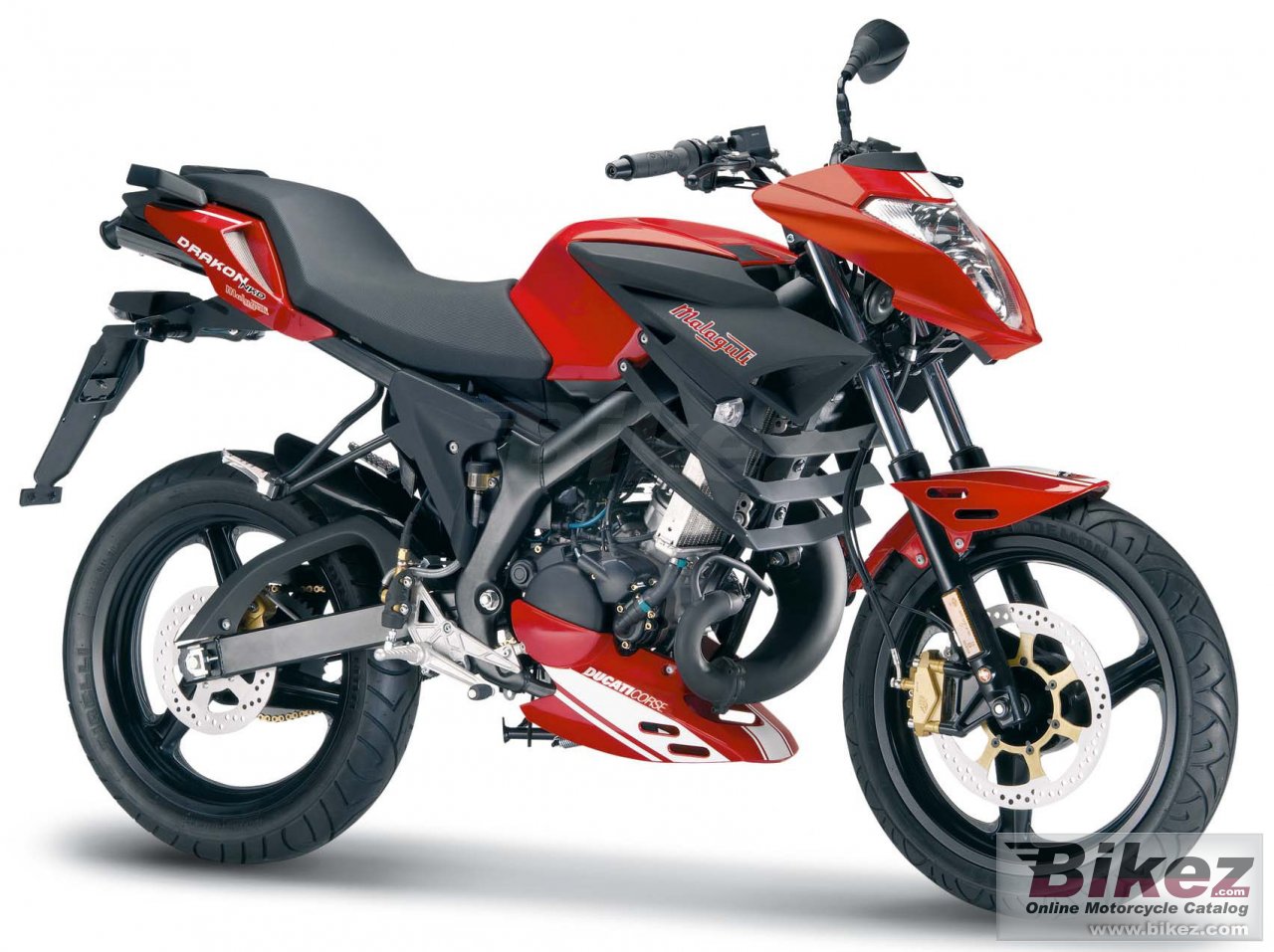 Big Malaguti drakon nkd 50 ducati corse picture and wallpaper from Bikez.com